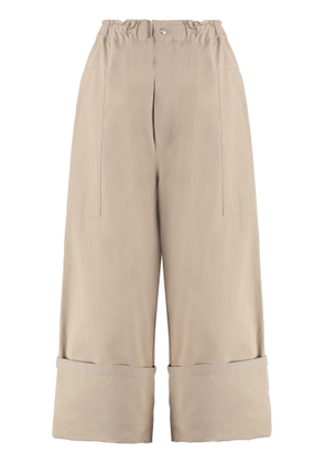 Moncler Genius 2 Moncler 1952 - Cotton Blend Wide Leg Trousers