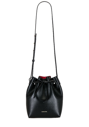 Mansur Gavriel Mini Bucket Bag in Black.