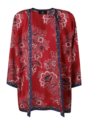 Etro Floral Printed Satin Jacket