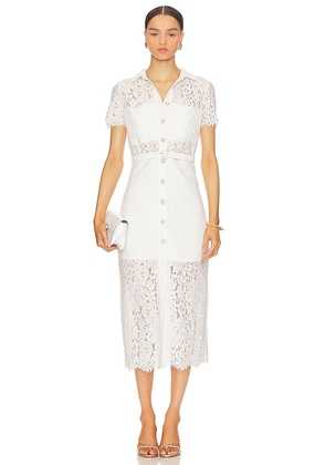 Karina Grimaldi Loretta Dress in White. Size S, XS.