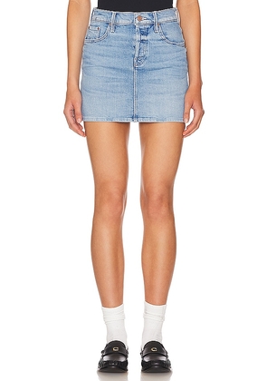 MOTHER The Vagabond Mini Skirt in Blue. Size 27.