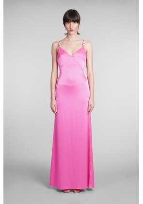 David Koma Dress In Rose-Pink Acetate