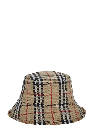 Burberry Check Bouclè Bucket Hat