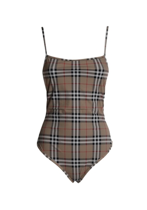 Burberry One-Piece Swimsuit With Vintage Check Pattern