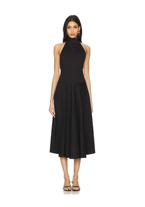 LPA Kara Halter Dress in Black. Size M, S, XL, XS, XXS.