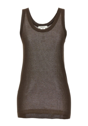 Lemaire Fine-Ribbed Scoop Neck Tank Top