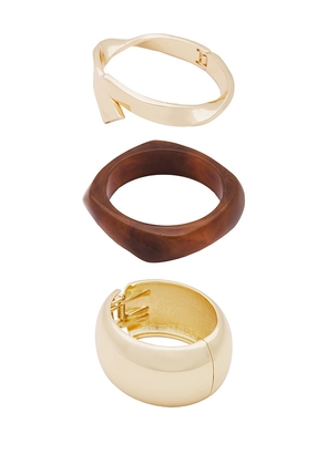 petit moments x REVOLVE Party Cuff Set in Brown.