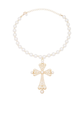 petit moments Augustine Necklace in Ivory.