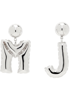 Marc Jacobs Silver 'The MJ Balloon' Earrings