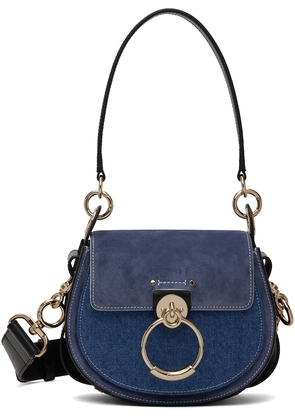 Chloé Blue & Black Small Tess Bag