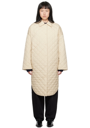 TOTEME Beige Quilted Coat