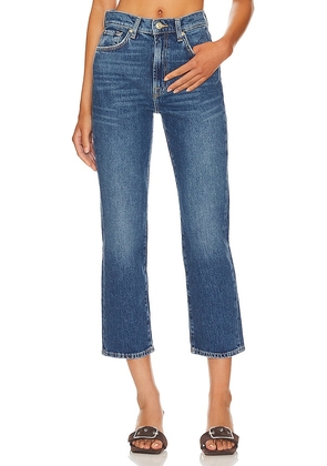7 For All Mankind Logan High Waist Stovepipe in Blue. Size 34.