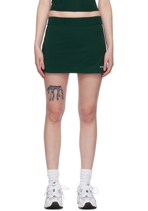 Sporty & Rich Green New Serif Court Skirt