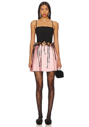 Zemeta Meant To Be Together Dress in Black,Pink. Size S.