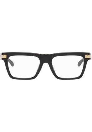 Versace Black Rectangular Glasses