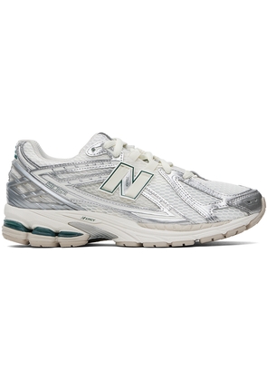 New Balance Silver & White 1906R Sneakers