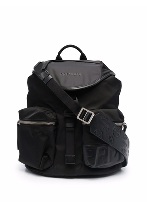 Premiata Lyn logo-print backpack - Black