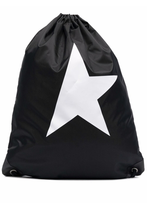 Golden Goose Star Collection drawstring backpack - Black