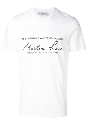 Martine Rose printed logo T-shirt - White