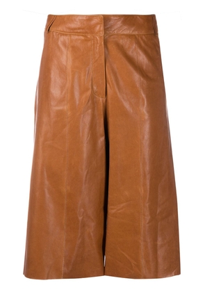 Arma high rise cropped trousers - Brown