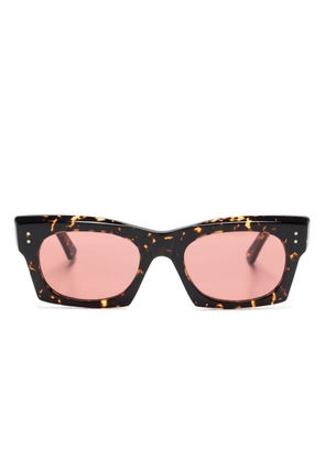 Marni Eyewear tortoiseshell-effect square-frame sunglasses - Brown