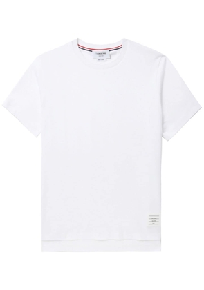 Thom Browne side-slit short-sleeve T-shirt - White