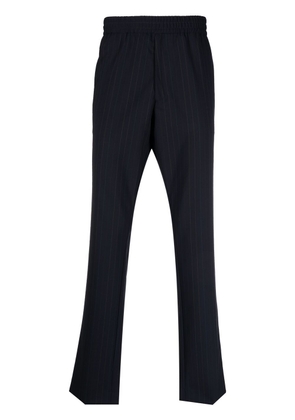 Paul Smith elasticated pinstripe trousers - Blue