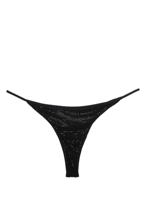 Dsquared2 crystal-embellishmed bikini bottom - Black
