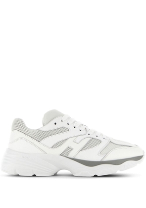 Hogan panelled low-top sneakers - White