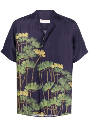 Orlebar Brown painterly-print short-sleeved T-shirt - Purple