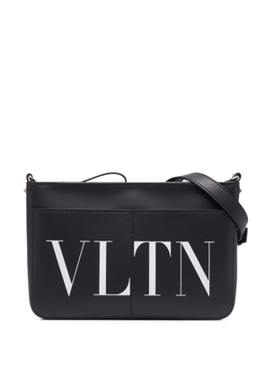 Valentino Garavani logo-print messenger bag - Black