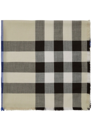 Burberry House Check cashmere-blend scarf - Neutrals