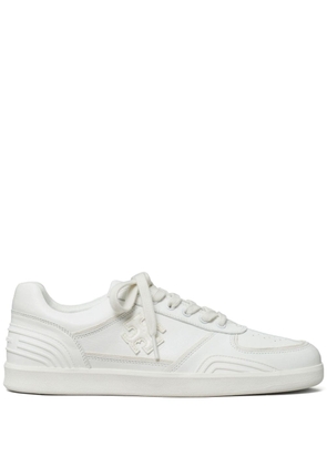Tory Burch Clover logo-patch sneakers - White