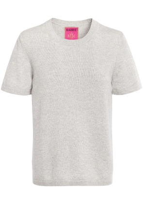 Barrie fine-knit crew-neck T-shirt - Grey
