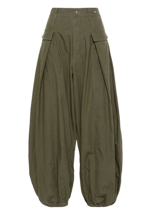 R13 Jesse cropped cargo trousers - Green