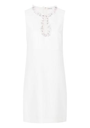 P.A.R.O.S.H. sleeveless sequin-embellished dress - White