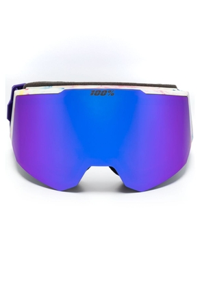 100% Eyewear Snowcraft mirrored ski goggles - Purple