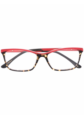 Etnia Barcelona contrast cat-eye glasses - Red