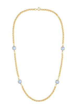 Susan Caplan Vintage 1990s crystal-embellished chain necklace - Gold