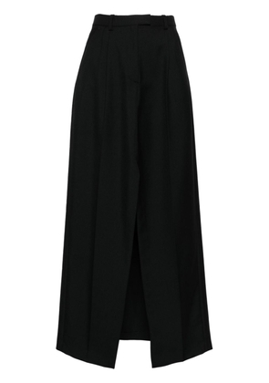 Viktor & Rolf high-waist gabardine long skirt - Black