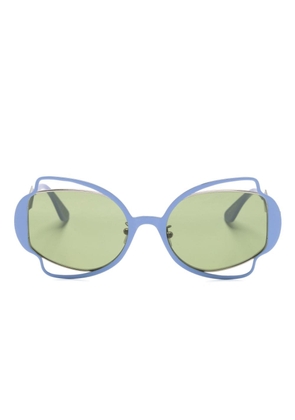 Marni Eyewear Route Of The Sun oversize-frame sunglasses - Purple
