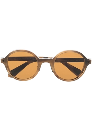 Giorgio Armani round-frame sunglasses - Brown