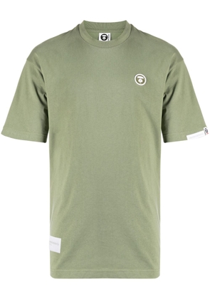 AAPE BY *A BATHING APE® Milo-patch cotton T-shirt - Green