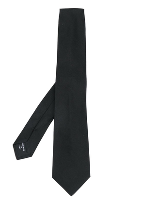 Giorgio Armani striped textured tie - Black