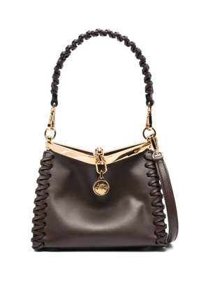 ETRO small Vela leather shoulder bag - Brown