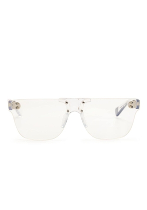Doublet rivet-embellished frameless sunglasses - Silver