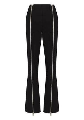 Bottega Veneta zip-detail high-rise trousers - Black