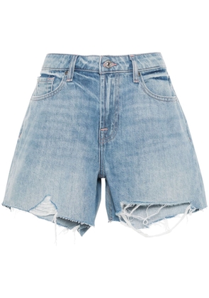 7 For All Mankind distressed denim shorts - Blue