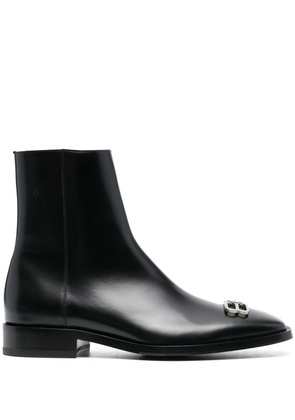 Balenciaga Rim BB Icon leather ankle boots - Black