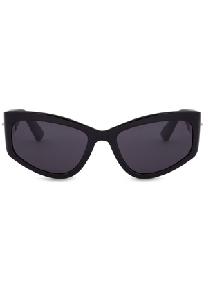 Moschino Eyewear zip-detail cat-eye sunglasses - Black
